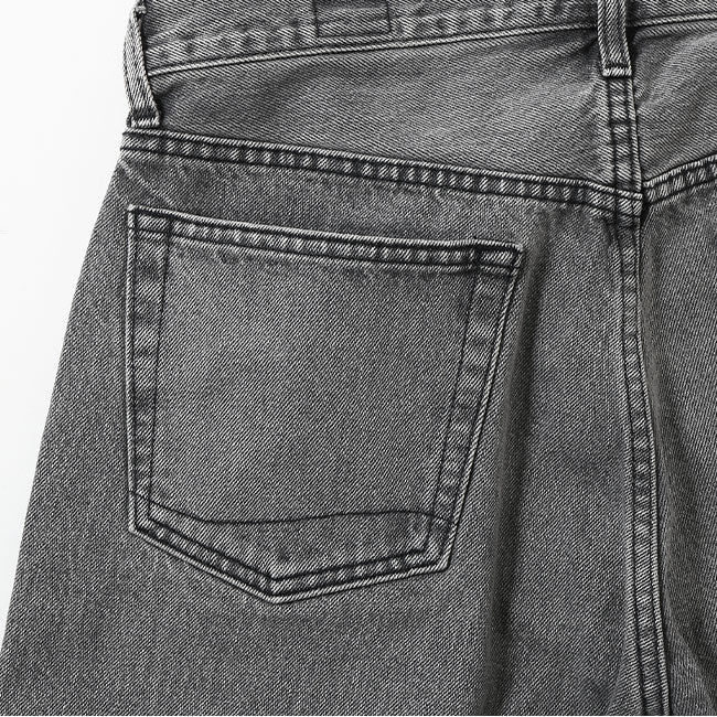 orSlow 105 90’s 5POCKET BLACK DENIM BLEACH