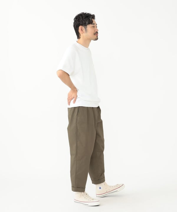 BEAMS PLUS 2 Pleats Tapered Twill
