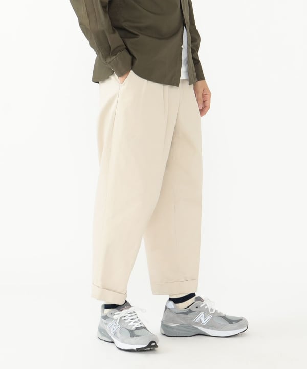 BEAMS PLUS 2 Pleats Tapered Twill
