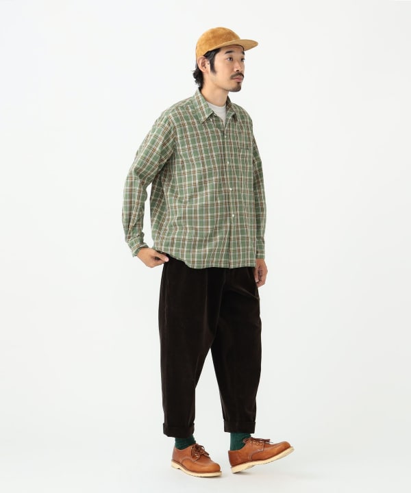 BEAMS PLUS 2Pleats Corduroy Pants