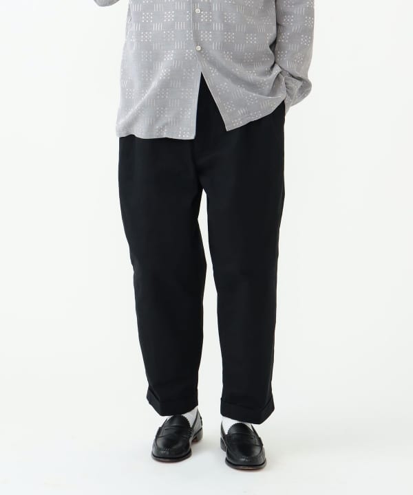 BEAMS PLUS 2 Pleats Tapered Twill