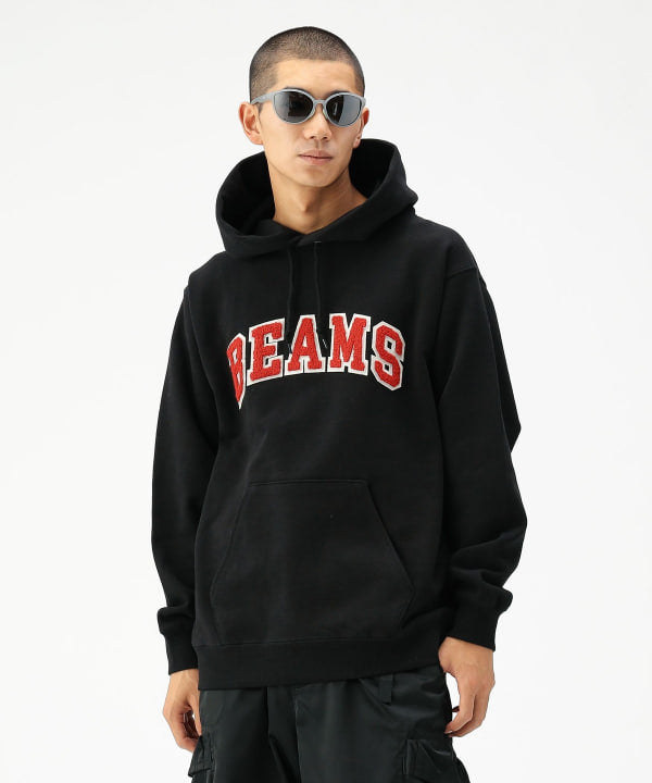 BEAMS Logo Basic Hoodie
