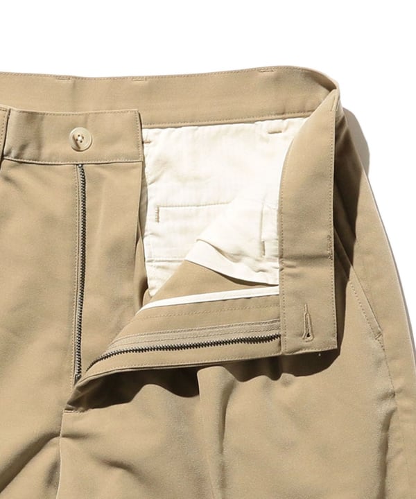 BEAMS PLUS 2 Pleats Trousers PE Twill