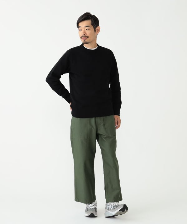 BEAMS PLUS x LOOPWHEELER Athletic Sweat Crew Neck