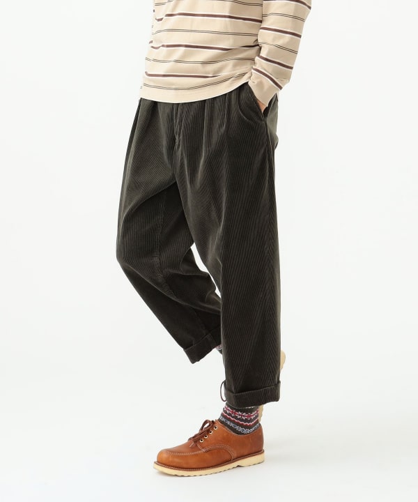 BEAMS PLUS 2Pleats Corduroy Pants