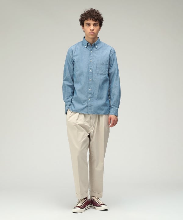BEAMS PLUS 2 Pleats Tapered Twill