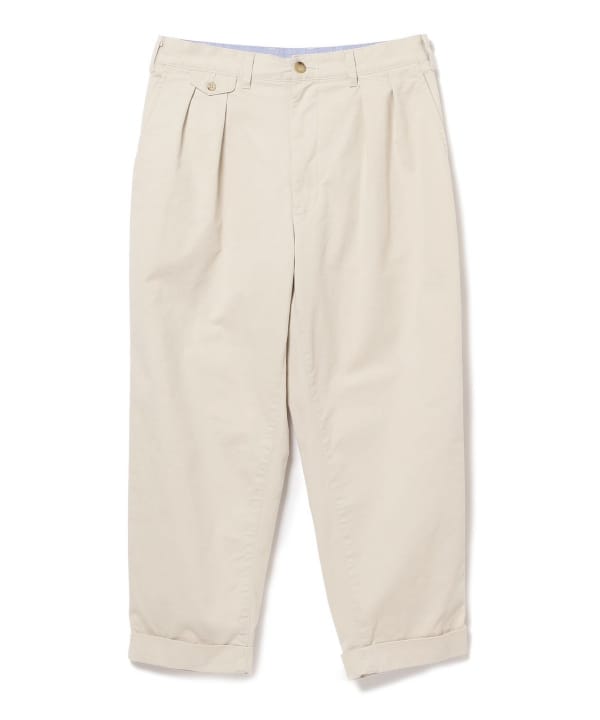 BEAMS PLUS 2 Pleats Tapered Twill