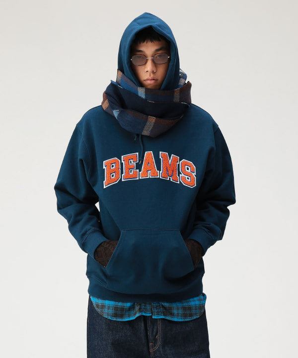 BEAMS Logo Basic Hoodie