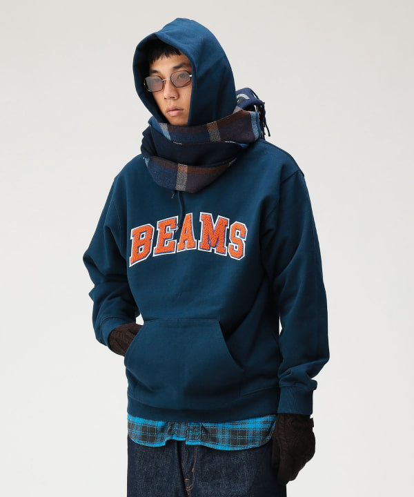 BEAMS Logo Basic Hoodie
