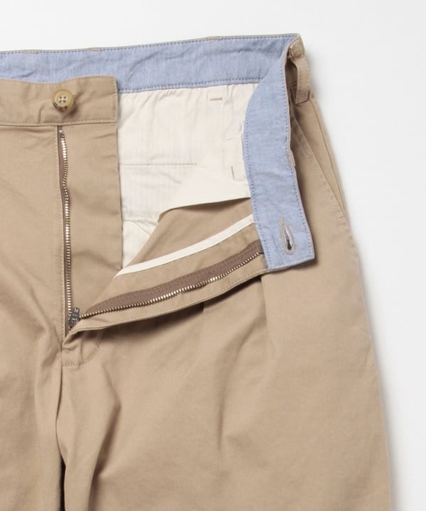 BEAMS PLUS 2 Pleats Twill Pants