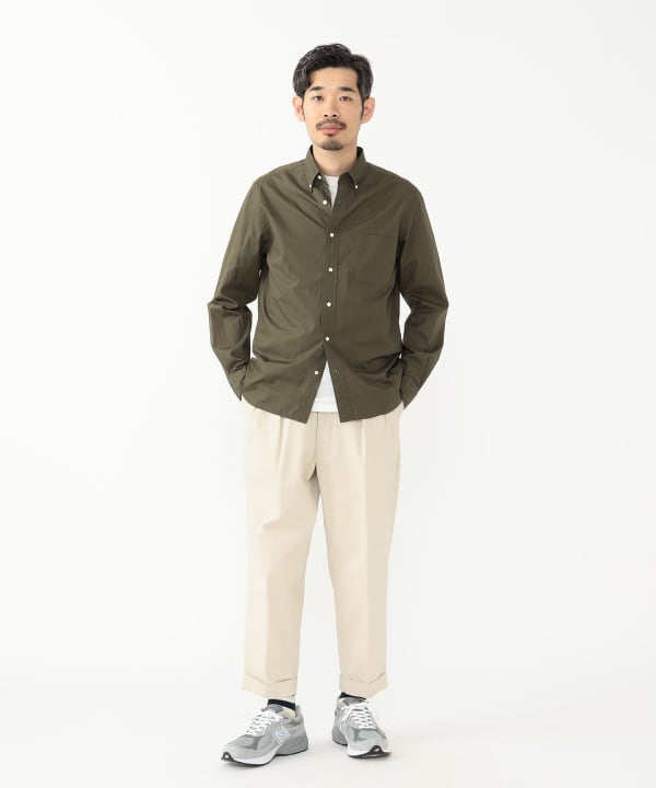 BEAMS PLUS 2 Pleats Tapered Twill
