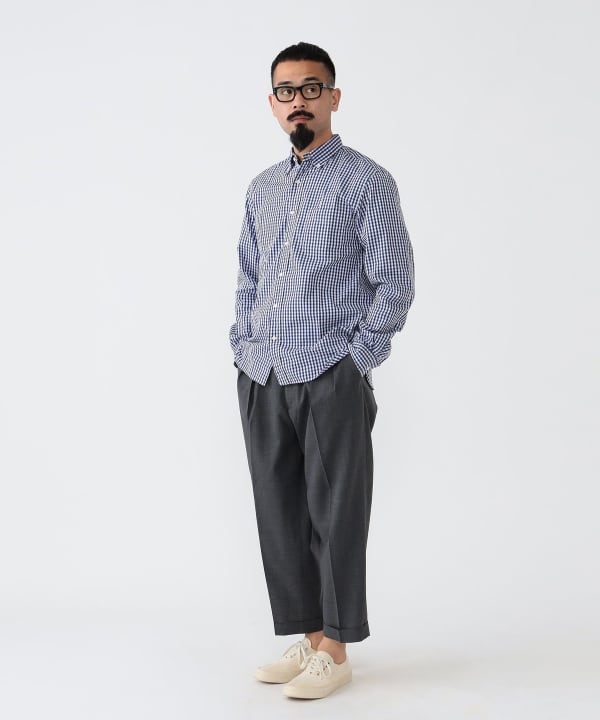 BEAMS PLUS 2 Pleats Wool Tropical