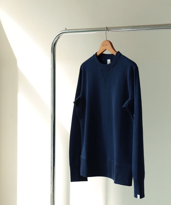 BEAMS PLUS x LOOPWHEELER Athletic Sweat Crew Neck