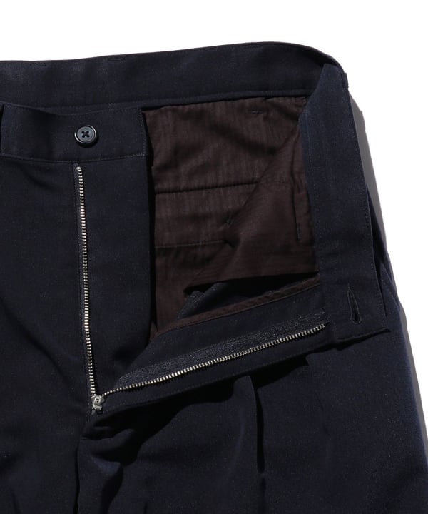 BEAMS PLUS 2 Pleats Trousers PE Twill