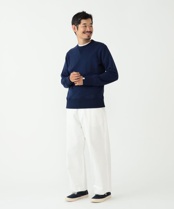 BEAMS PLUS x LOOPWHEELER Athletic Sweat Crew Neck