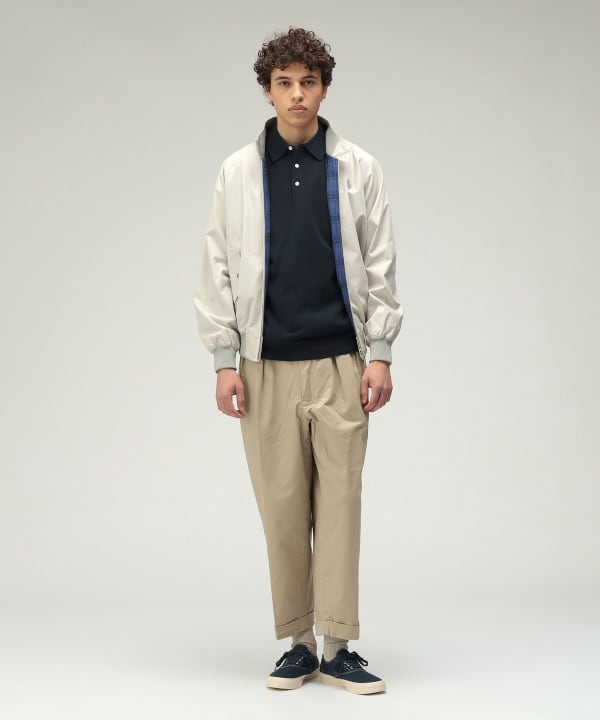 BEAMS PLUS 2 Pleats Tapered Twill