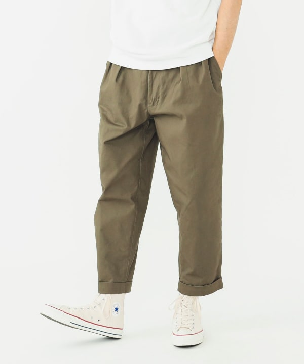 BEAMS PLUS 2 Pleats Twill Pants