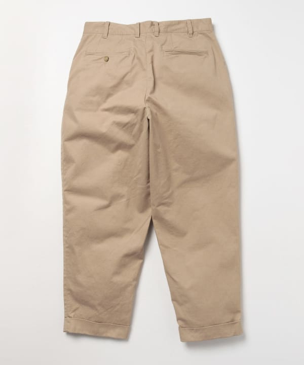 BEAMS PLUS 2 Pleats Tapered Twill
