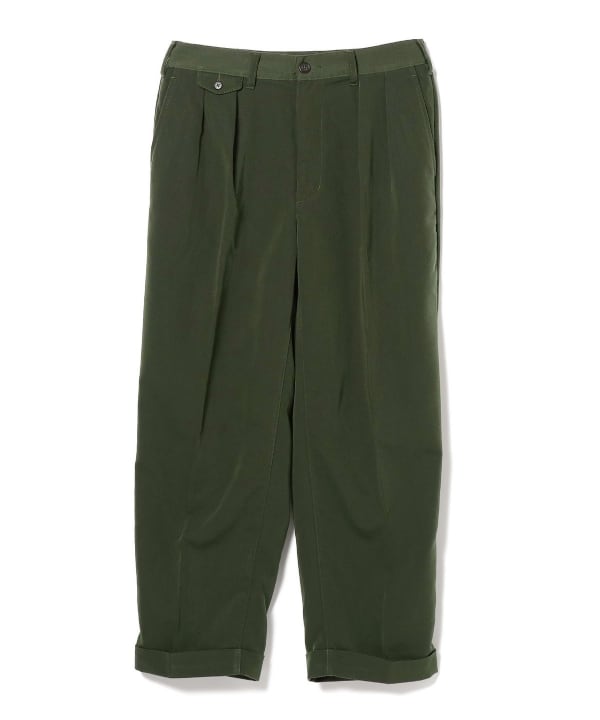BEAMS PLUS 2 Pleats Trousers PE Twill