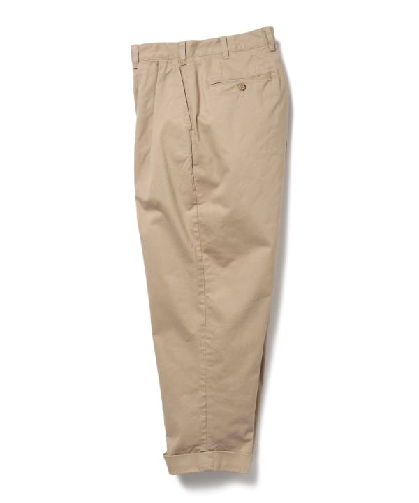 BEAMS PLUS 2 Pleats Tapered Twill