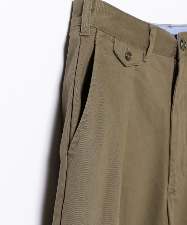 BEAMS PLUS 2 Pleats Tapered Twill
