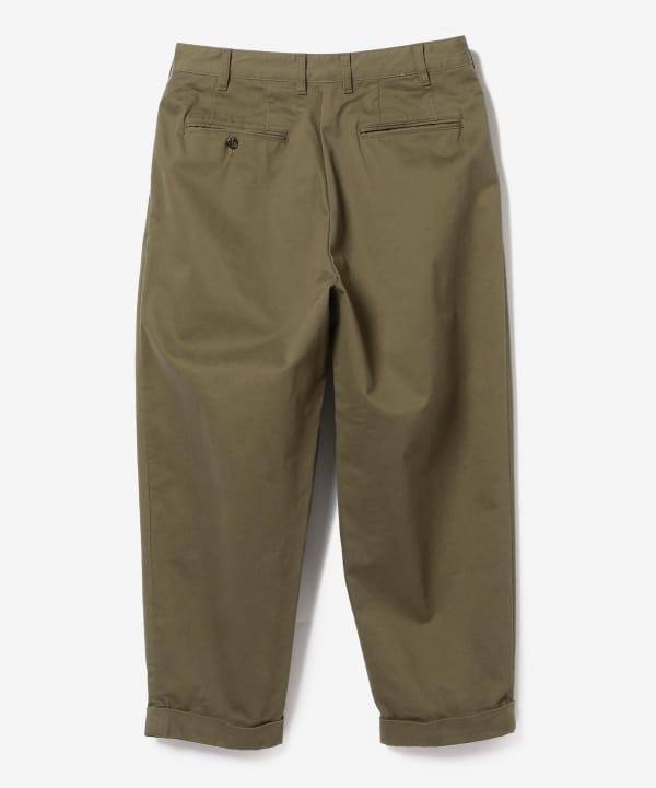 BEAMS PLUS 2 Pleats Tapered Twill