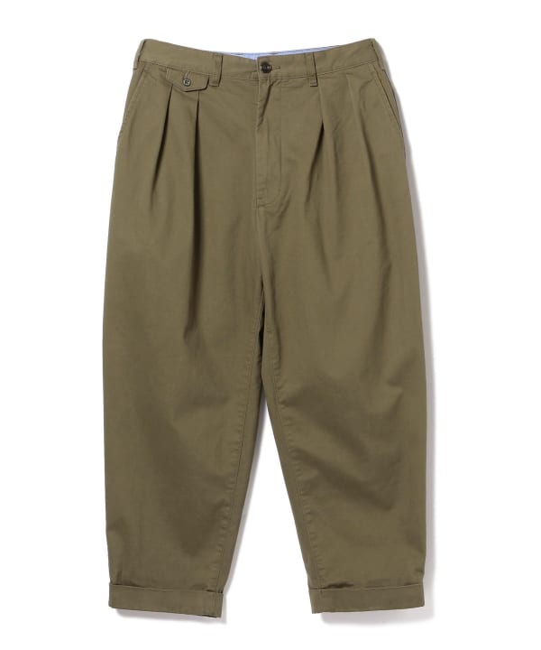 BEAMS PLUS 2 Pleats Tapered Twill