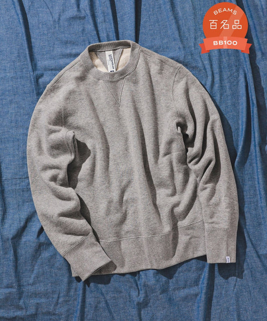 BEAMS PLUS x LOOPWHEELER Athletic Sweat Crew Neck