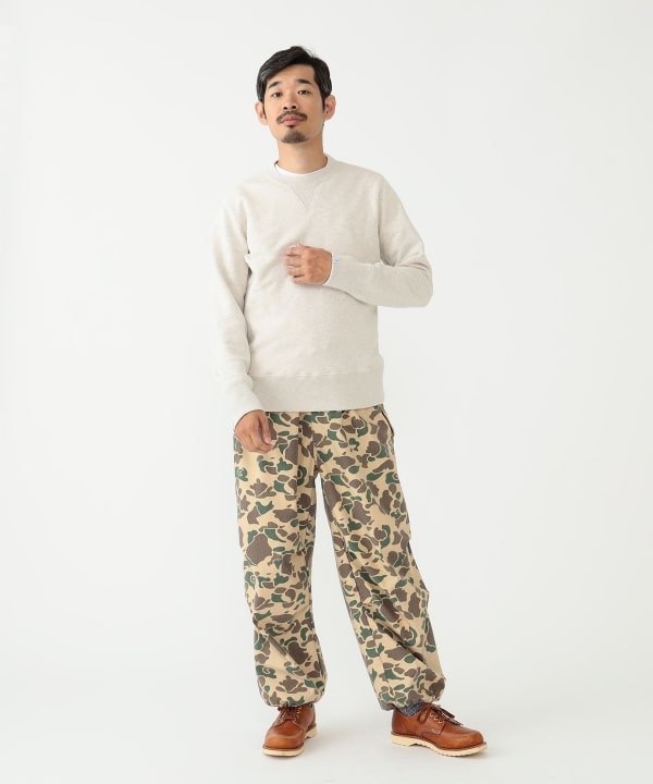 BEAMS PLUS x LOOPWHEELER Athletic Sweat Crew Neck