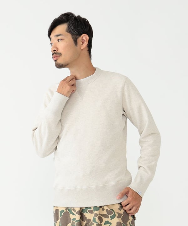 BEAMS PLUS x LOOPWHEELER Athletic Sweat Crew Neck