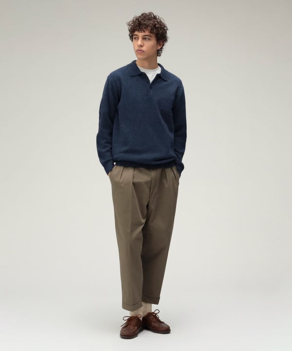 BEAMS PLUS 2 Pleats Tapered Twill