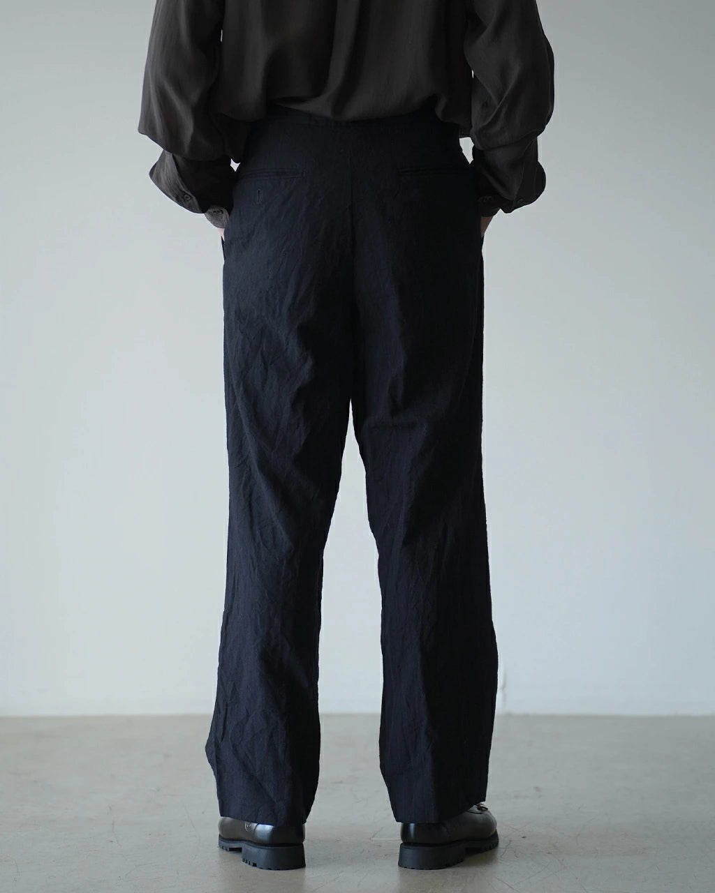KAPTAIN SUNSHINE Wool Stripe Easy Trousers