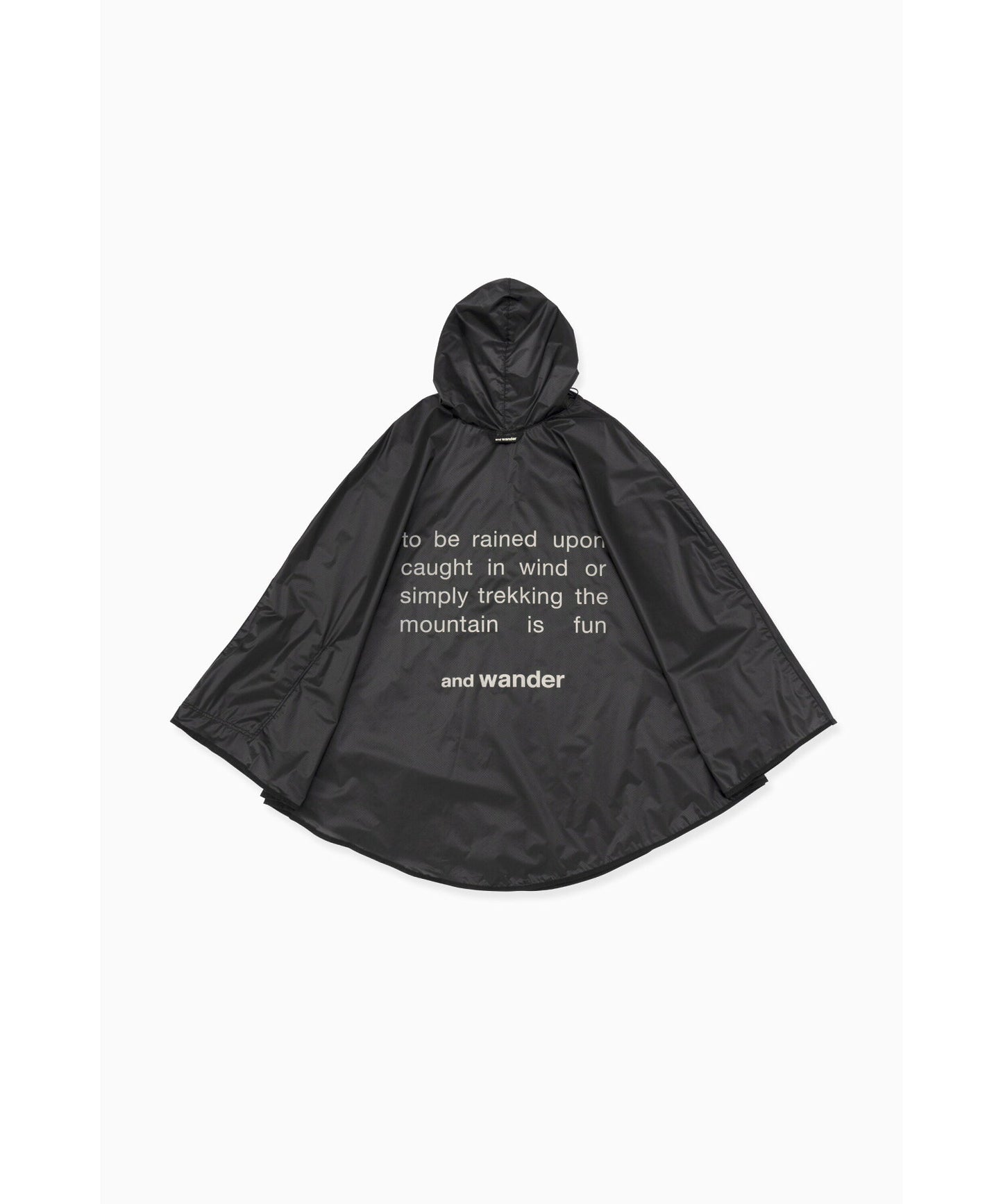 and wander sil poncho
