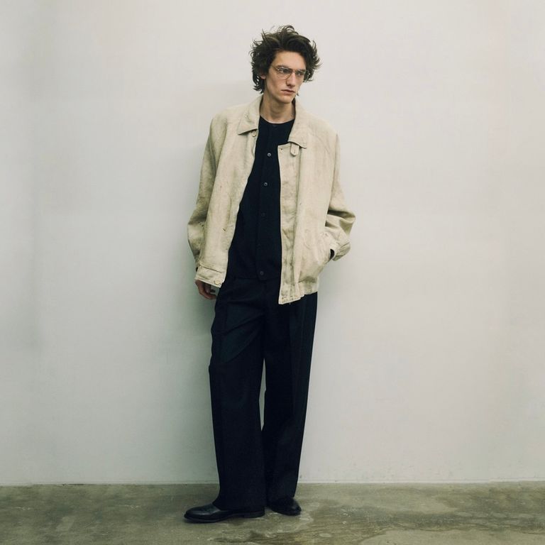 ジャケット・アウター stein HEAVY LINEN HERRINGBONE ZIP JACKET HEAVY LINEN HERRINGBONE ZIP JACKET – ssstein