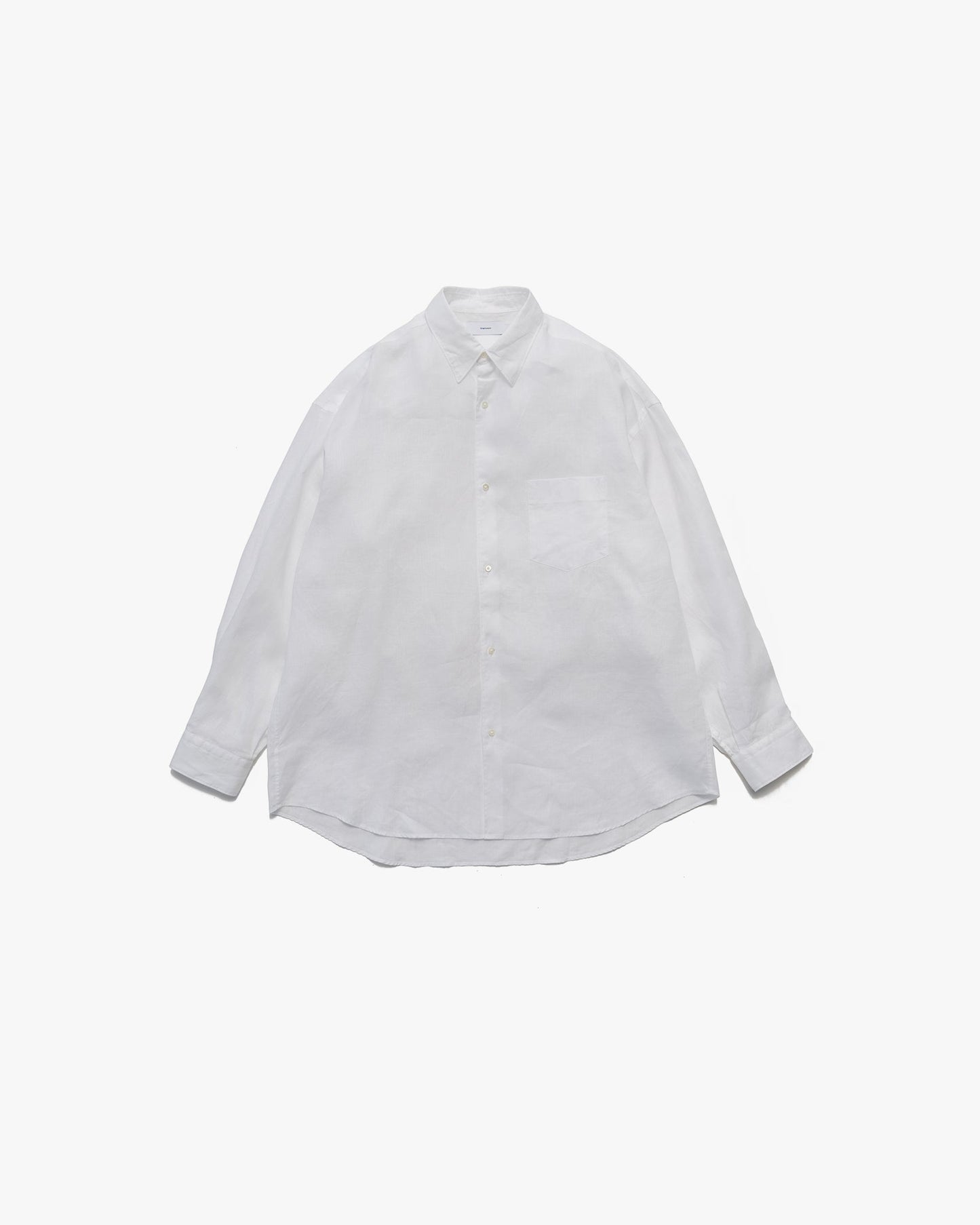 Graphpaper Linen L/S Oversized Regular Collar Shirt