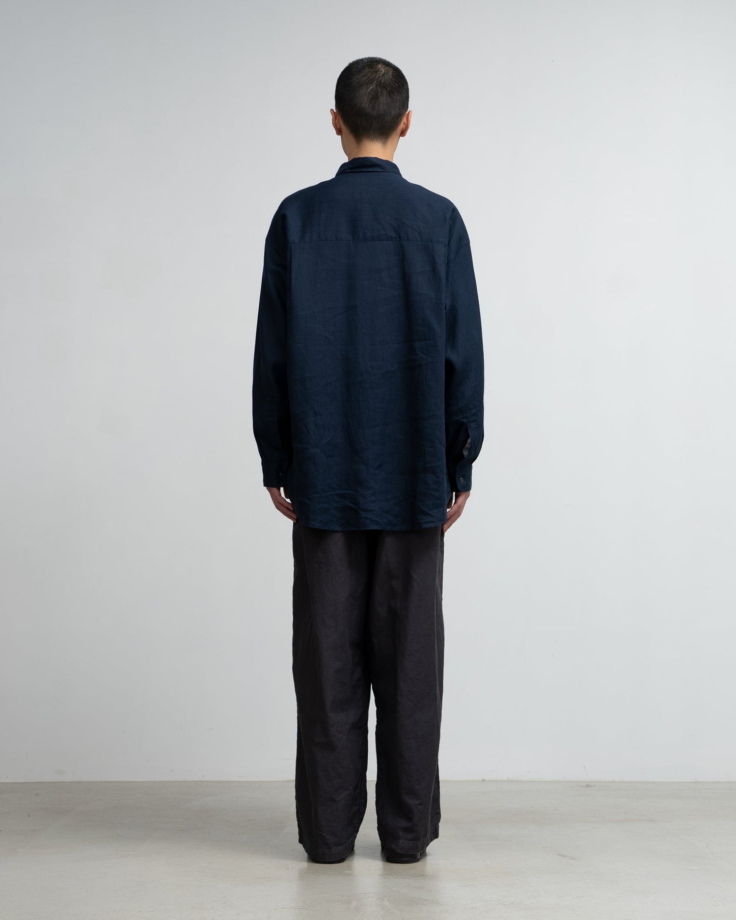 Graphpaper Linen L/S Oversized Regular Collar Shirt