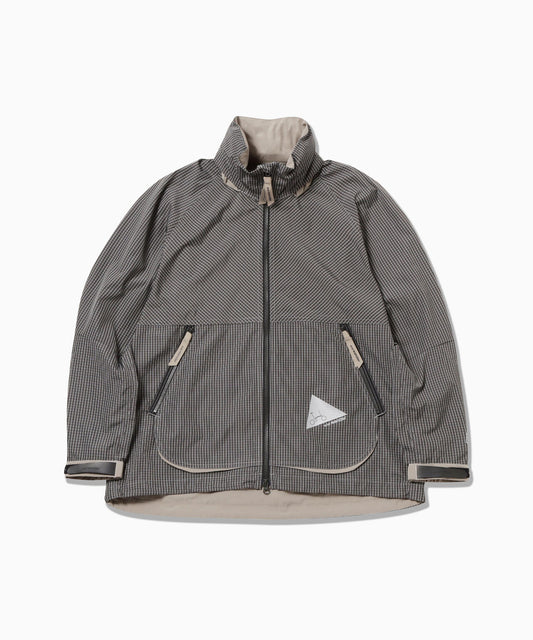 and wander x Brompton reflective rip hoodie
