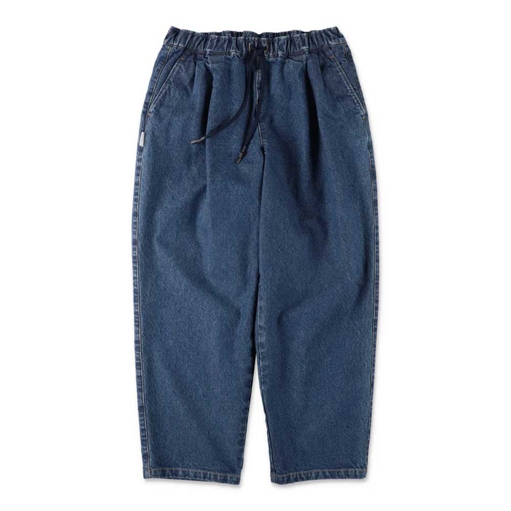 S.F.C (STRIPES FOR CREATIVE) TWO TUCK WIDE PANTS (DENIM)