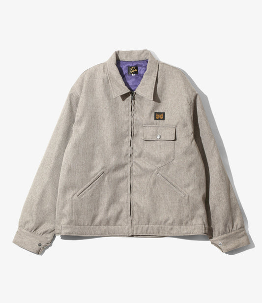 Needles Railroad Zip Jacket - Melange Double Cloth