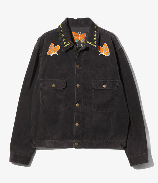 Needles Papillon Emb. Jean Jacket - 14W Corduroy