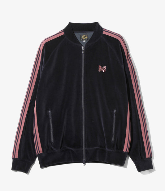 Needles Rib Collar Track Jacket - C/PE Velour