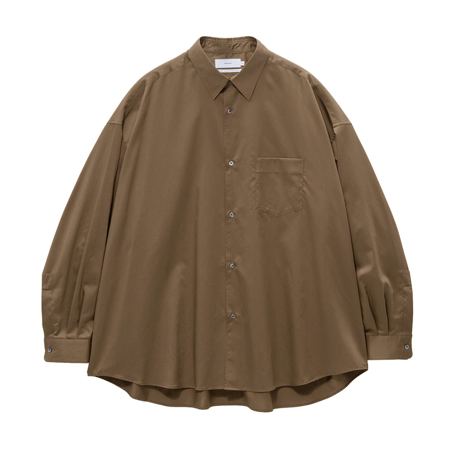 Graphpaper Silicon Poplin Oversized Regular Collar Shirt