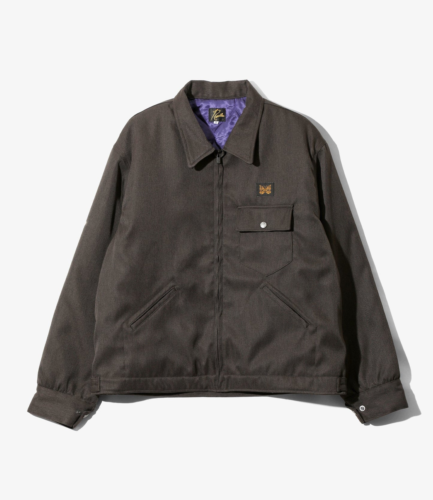 Needles Railroad Zip Jacket - Melange Double Cloth