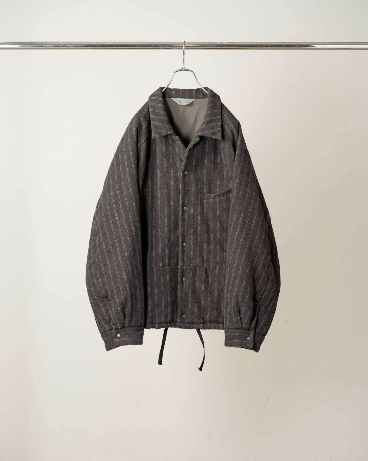 ANCELLM STRIPE PADDED SHIRT