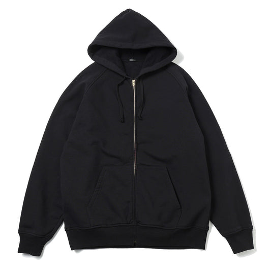 COMOLI Cotton Fleece Zip-up Hoodie