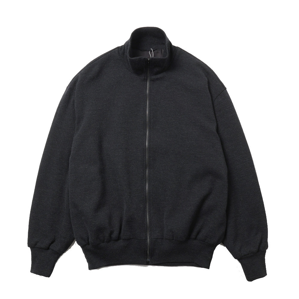 COMOLI Wool Knit Track Jacket
