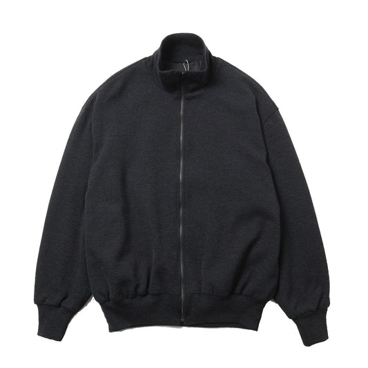 COMOLI Wool Knit Track Jacket