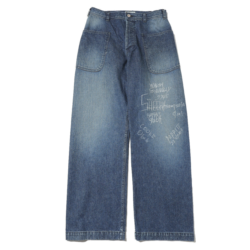 HERILL NAVY Denim Utility Pants