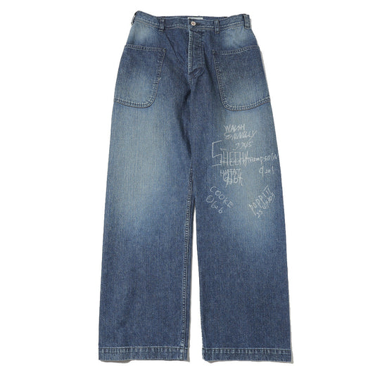 HERILL NAVY Denim Utility Pants