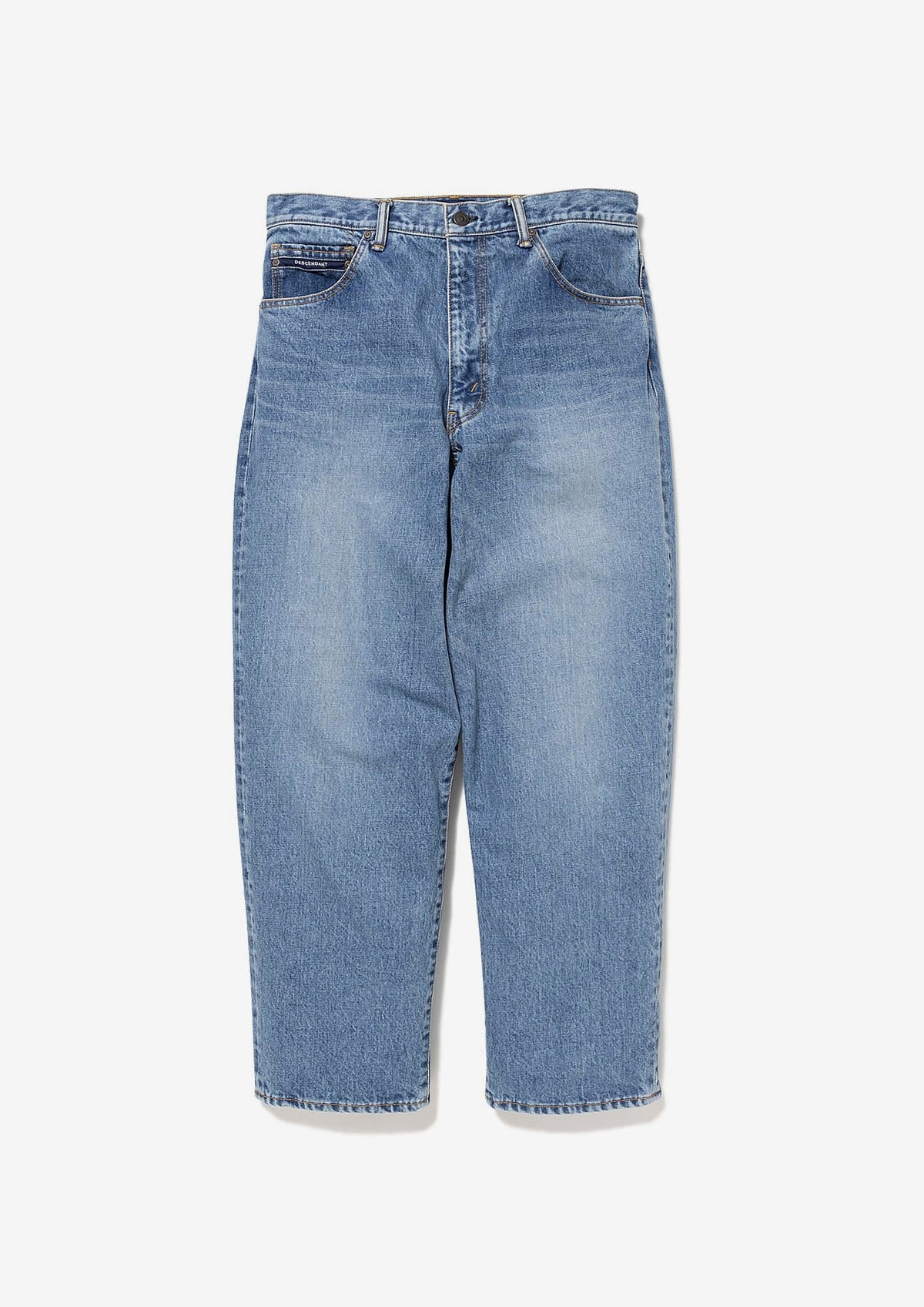 DESCENDANT 1995 DENIM TROUSERS BAGGY HARD WASH